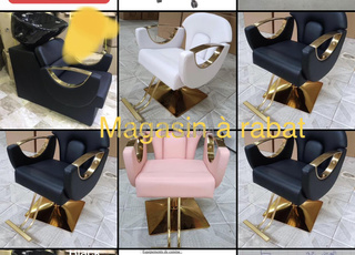 كرسي حلاق رجالي نسائي عربة