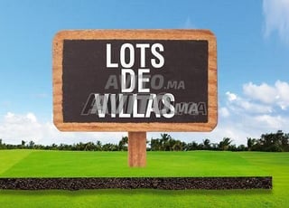 Supers lots de villas de 336 à 639m² à Salé