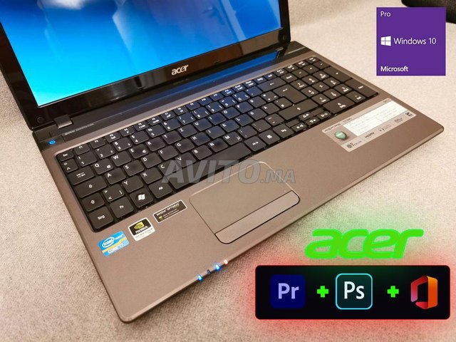Pc portable Acer I5 6go ram 500go Nvidia GT630M - 1