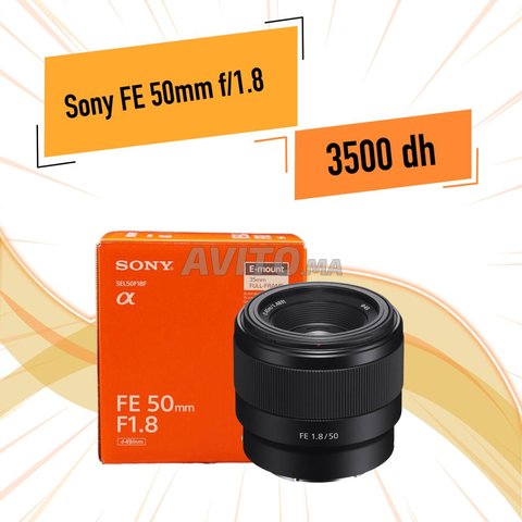 Objectif Sony 50mm f 1.8 (Neuf) - 1