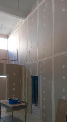 Aménagement bureau aluminium et ba13 Armstrong