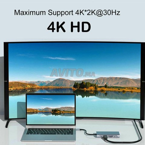 HUB USB C 11 en 1 Adaptateur Multiports 4K  - 3