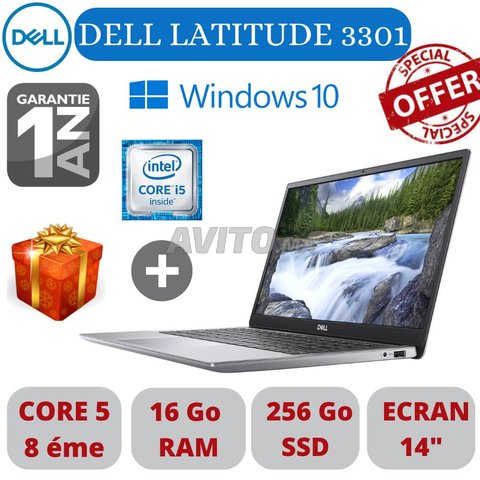 Dell Latitude 3301 -Core i5-8365U-FHD-16Go -256SSD - 1