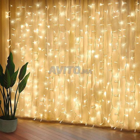 Rideau Guirlandes Lumineuses LED 3m*3m Etanche - 2