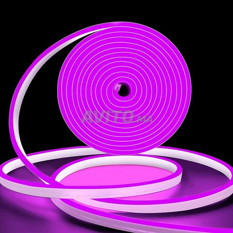 Bande lumineuse LED néon flexible Violet 50m 12 V - 1