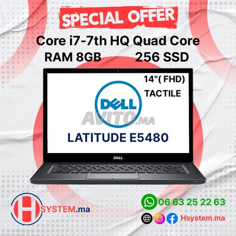 PC PORTABLE DELL E5480 Core i7-7820HQ QUAD CORE - 1