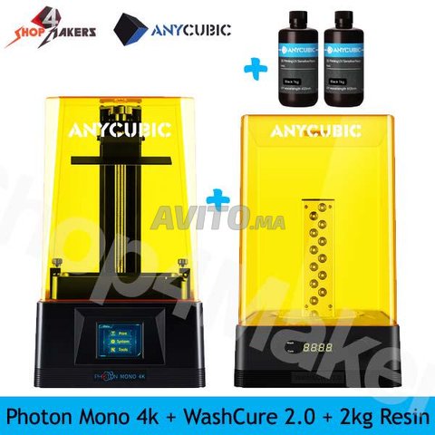 Anycubic Photon Mono 4K Wash and Cure 2kgs Résine - 1
