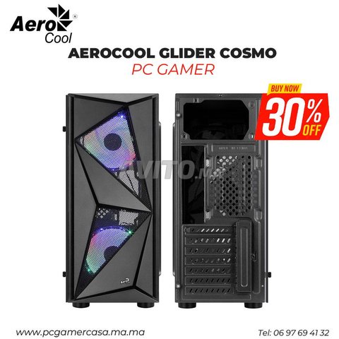 PC GAMER AEROCOOL GLIDER COSMO  - 1