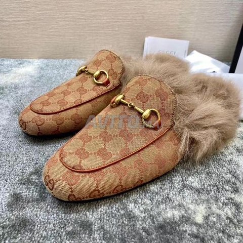 Gucci discount fourrure chaussure