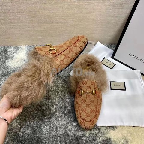 Mules Gucci a Fourrure Chaussures Casablanca Avito.ma