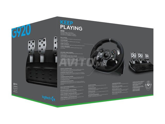 Logitech G920 Driving volant Xbox PC NEUF - 3