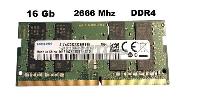 RAM 8Go DDR4 2400 MHz SAMSUNG PC Portable, اكسسوارات الكمبيوتر والأجهزة ب  الرباط