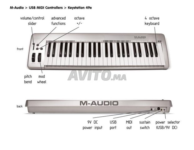 clavier Maitre MAudio 4 octaves - 4