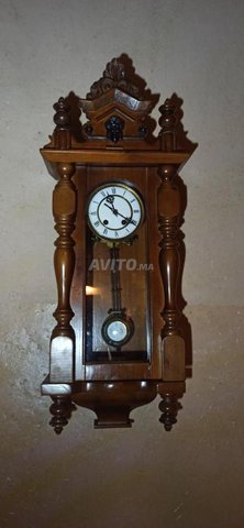 pendulum clock antique ساعة خشبية  - 5