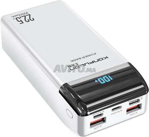 Power Bank 30000 mAh chargeur portable Q30  - 7
