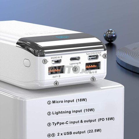 Power Bank 30000 mAh chargeur portable Q30  - 4