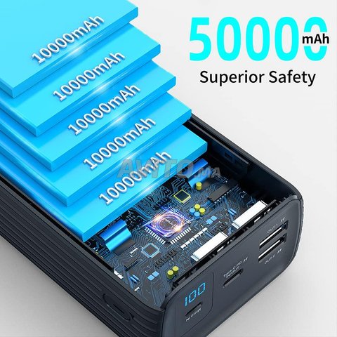 Power Bank 50000 mAh chargeur portable KONFULON  - 6