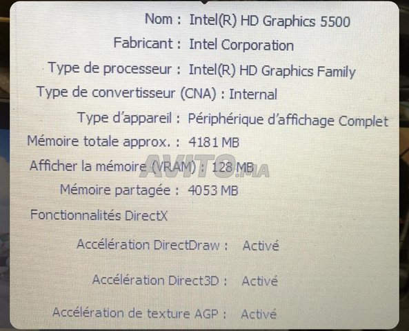 Dell i5 VPro 8Go 512 SSD latitude E5450 - 6