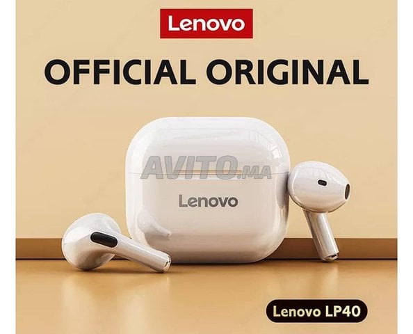 Lenovo Écouteurs stéréo sans fil Bluetooth  - 1