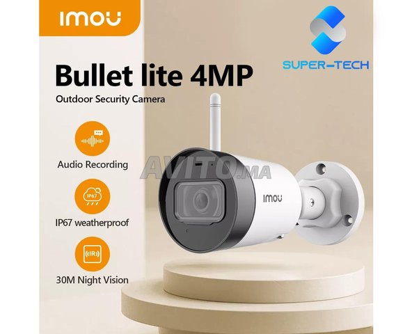 IMOU Caméra Wifi 4MP étanche - Vision nocturne 30M