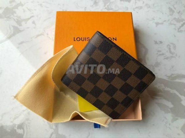 Porte feuille Louis Vuitton marron homme