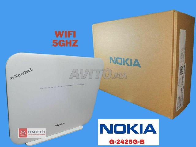 Routeur-NOKIA G-2425G-B- Fibre Optique- Wifi 5GHZ  - 6