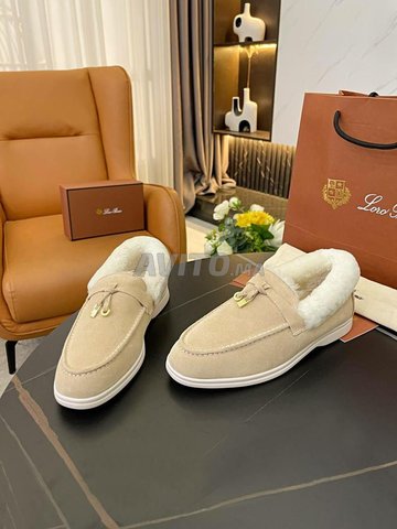 Mocassins Loro Piana en Beige Chic Chaussures Casablanca