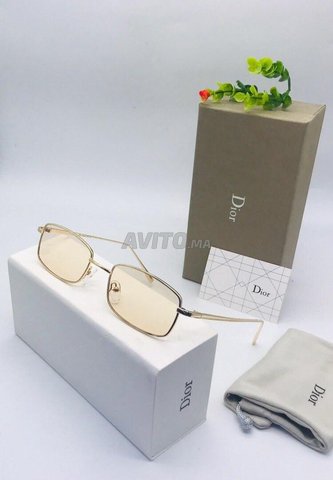 Lunette Solaire Tendance Dior avec Boite Sacs et Accessoires