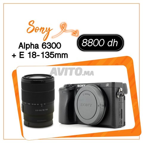 Sony Alpha 6300 avec objectif E 18-135mm - 1