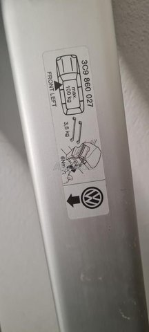 Barres de toit originales Volkswagen Tiguan Passat