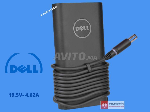 Chargeur PC Portable Dell/19.5V-4.62A 90W d'origin - 3