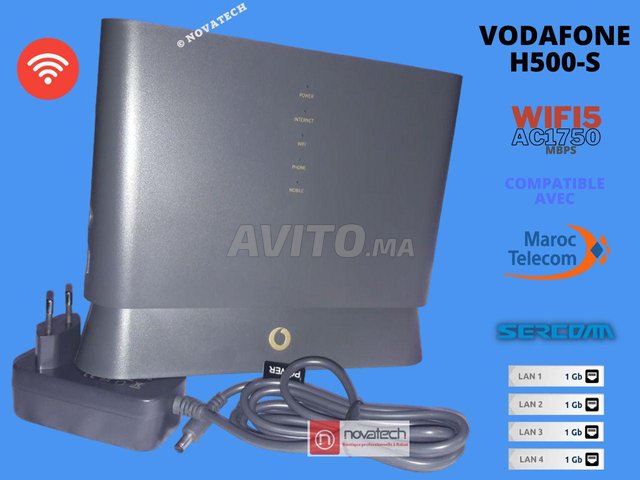 Routeur-ADSL et Fibre- WIFI 5Ghz Sercom H500-s  - 1