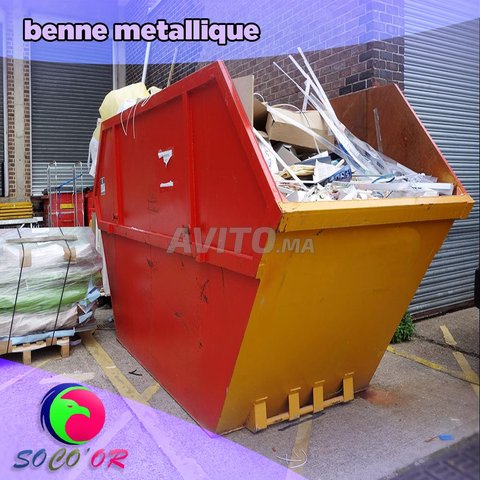 BENNE METALLIQUE // 5m3 // Casablanca // 