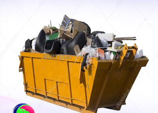 Casa // Bennes à ordures / Casablanca / métallique