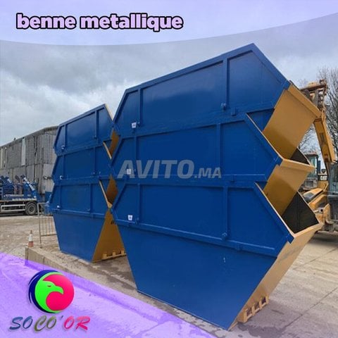 BENNE METALLIQUE 5m3