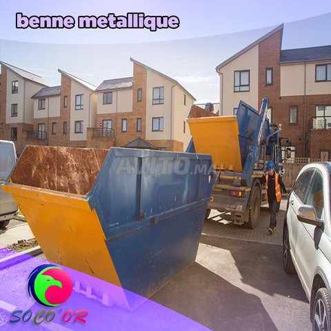 BENNE METALLIQUE // MAROC // LIVRASION DISPO