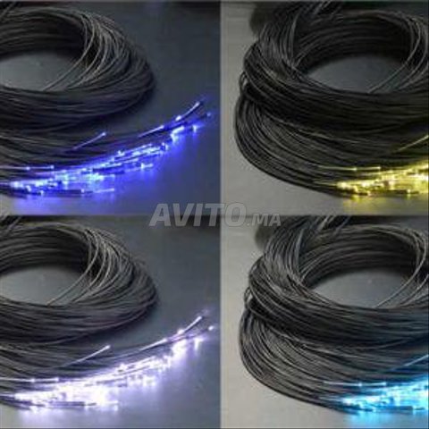 Cable fibre optique led rouleau 1mm 2mm 2.5 50m - 1