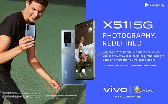 Vivo X51  256 GB 8 Ram professionnel photographie - 6