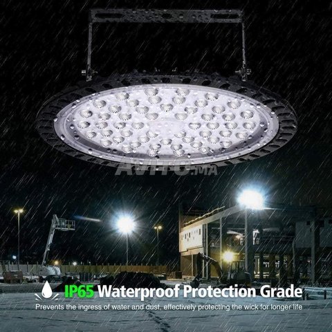 Projecteur LED 100w, Projecteur LED 10000lm [ultra-mince] Blanc