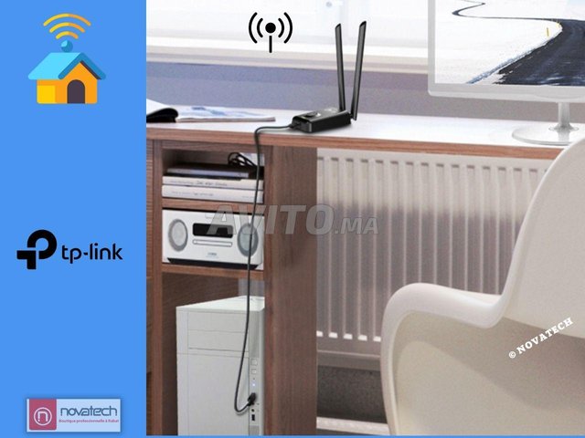 Clé wifi TP-LINK haute puissance 300Mbps - 7