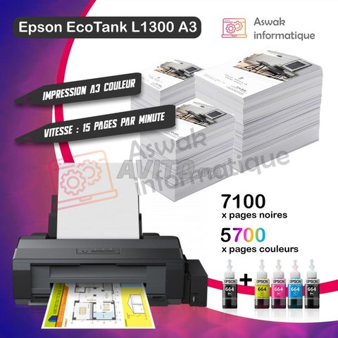 IMPRIMANTE EPSON ECOTANK L1300 A3
