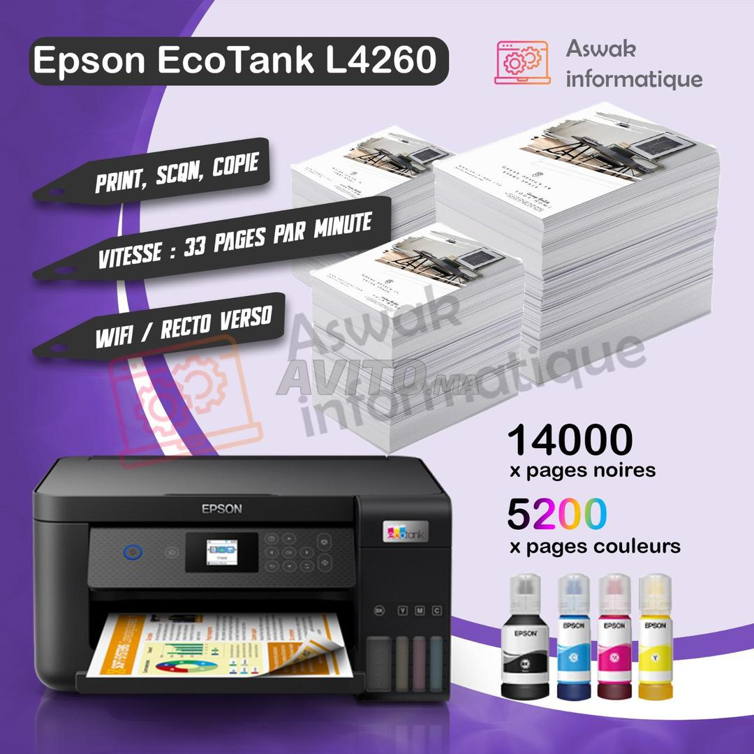 Imprimante Multifonction EPSON EcoTank L4260 Couleur Avec