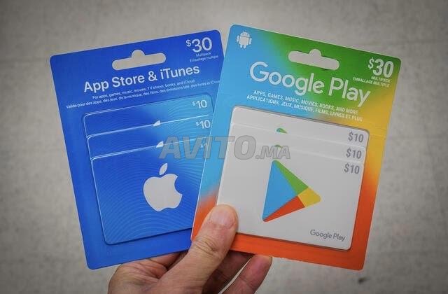 playstation google play et itunes&appstore card  - 1