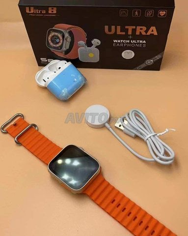 smart watch ultra 8 et écouteurs Bluetooth