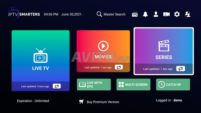 12 MOIS IPTV PREMIUM 4K PLUS VOD 4K, Services à Casablanca