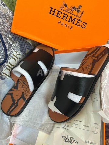 Sandales Hermes en Vrai Cuir Homme Chaussures Casablanca