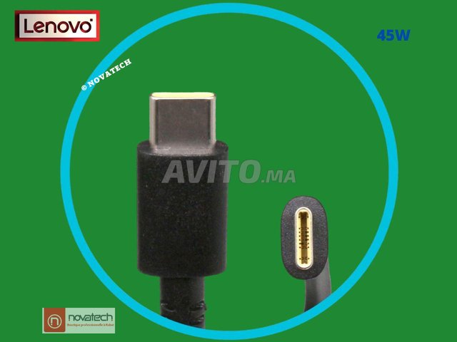 Chargeur/Adaptateur Lenovo USB-C 45W Original - 6