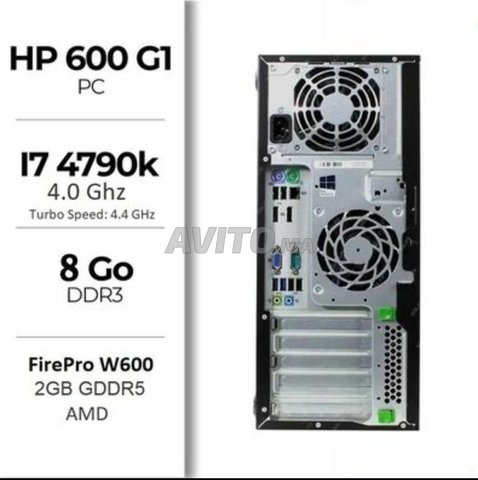 PC bureau HP Prodesk 600 G1 i7 4790k  - 2