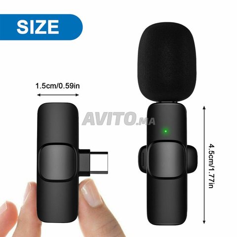  Mic cravate sans fil mini micro (iPhone/Android) - 4