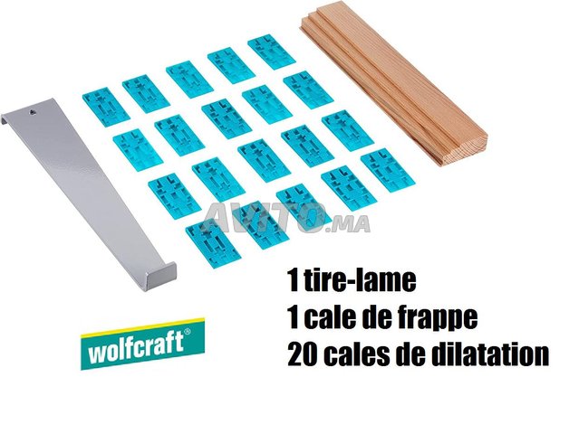 Wolfcraft Kit de pose de stratifié de Parket neuf - 9